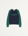 Valentino Garavani  Garavani 'chez ' Jersey In Blue/green