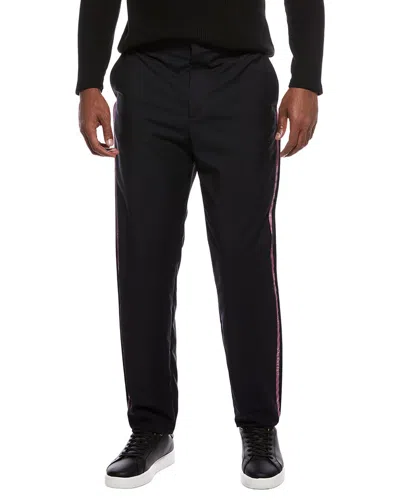 Valentino Wool & Mohair-blend Trouser In Black