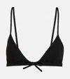 Valentino Wool And Silk Bralette In Black