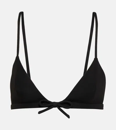 Valentino Wool And Silk Bralette In Black