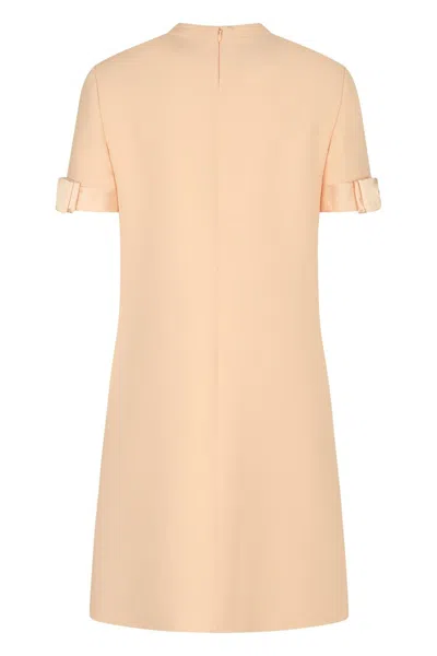 Valentino Crêpe Couture Dress In Neutral