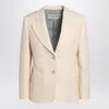 Valentino Wool And Silk Single-breasted Jacket Women