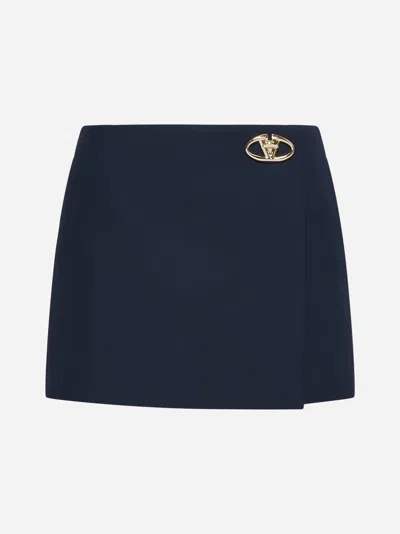 VALENTINO WOOL AND SILK SKORT