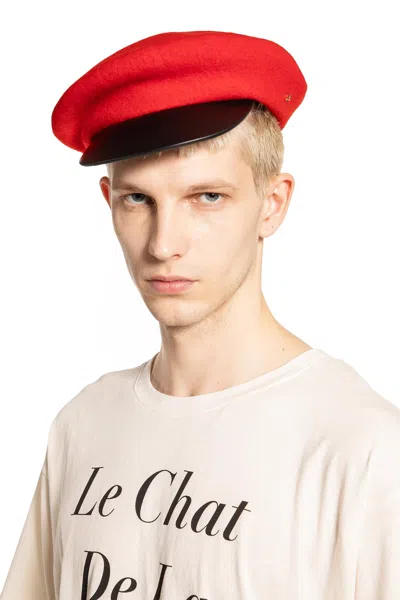 Valentino Garavani Wool Beret In Red