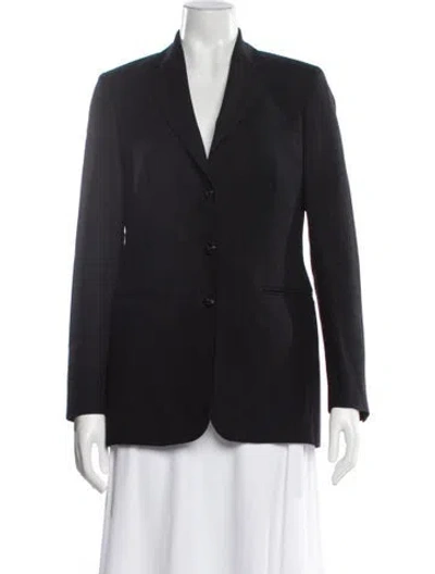 Pre-owned Valentino Wool Blazer In Black