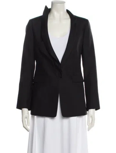 Pre-owned Valentino Wool Blazer In Black