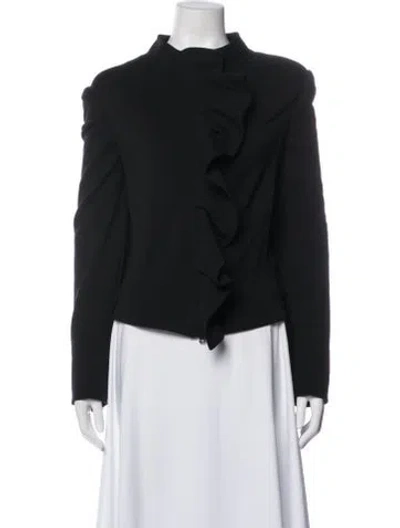Pre-owned Valentino Wool Blazer In Black