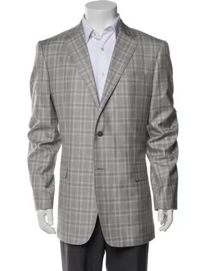 Pre-owned Valentino Wool Blazer In Gray