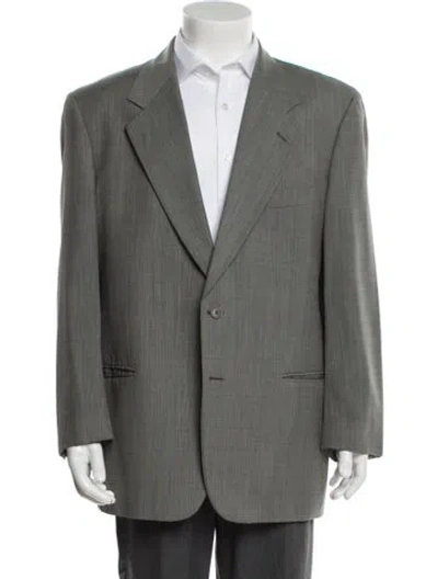 Pre-owned Valentino Wool Blazer In Gray