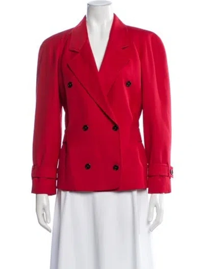 Pre-owned Valentino Wool Blazer In Orange