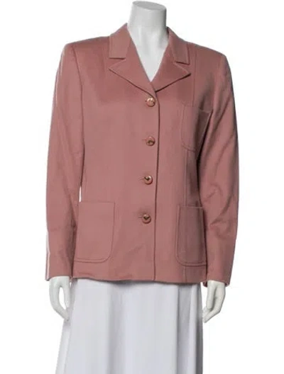 Pre-owned Valentino Wool Blazer In Pink