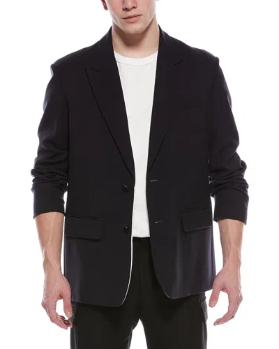 Valentino Wool Blazer In Black