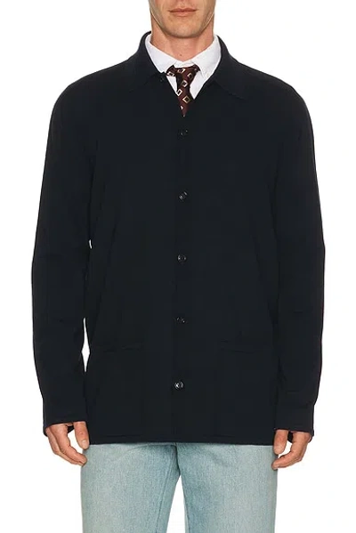 Valentino Wool Cardigan In Black