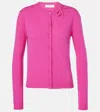 Valentino Wool Cardigan In Pink