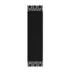 Valentino Wool Cashmere Lace Scarf In Black