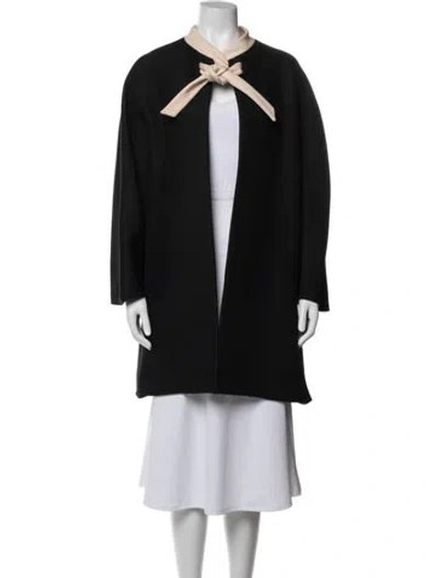 Pre-owned Valentino Wool Coat In Blue