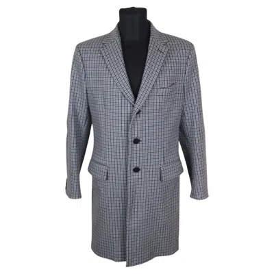 Pre-owned Valentino — Wool Coat, Italy, Size 50 (it) / M In Gray