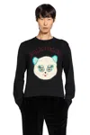 Valentino Garavani Sweater With Le Chat De La Maison Patch In Black