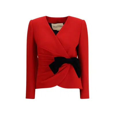 VALENTINO WOOL CREPE JACKET