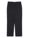 Valentino Virgin Wool Straight Tailored Trousers