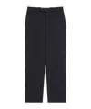 Valentino Virgin Wool Straight Tailored Trousers