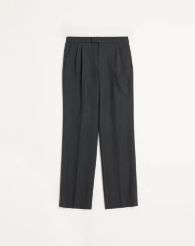 VALENTINO VALENTINO WOOL GABARDINE TROUSERS