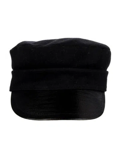 Pre-owned Valentino Garavani Wool Hat In Black