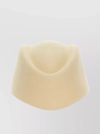 Valentino Garavani Wool Hat Vlogo Signature In Neutral