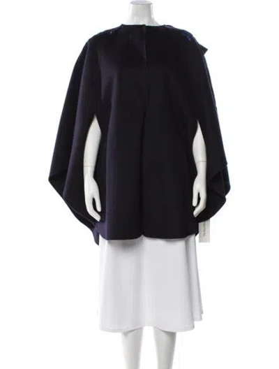Pre-owned Valentino Wool Jacket In Blue