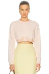 Valentino Wool Cardigan With Lace Woman Pink Xs In Pink
