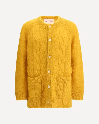 VALENTINO WOOL MAXI CARDIGAN