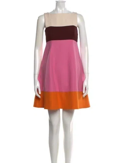 Pre-owned Valentino Wool Mini Dress