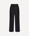 Valentino Wool Pants In Black