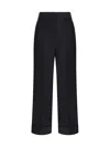 Valentino Wool Pants In Black