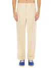 Valentino Virgin Wool Pants In Neutral