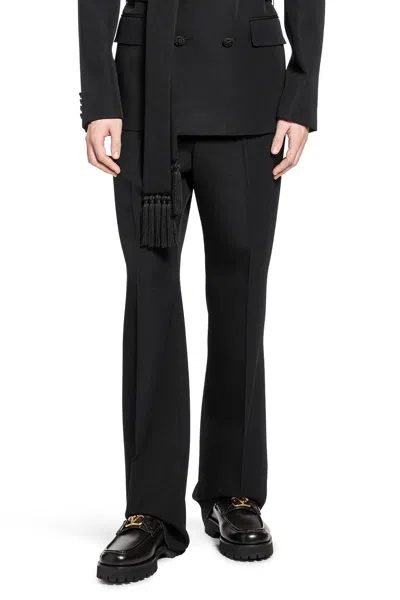 Valentino Wool Pants In Black