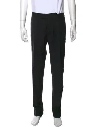 Pre-owned Valentino Wool Pants In Black