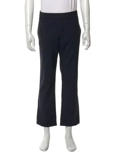 Pre-owned Valentino Wool Pants In Blue