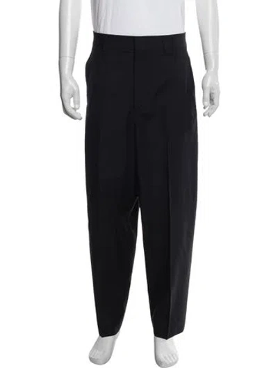 Pre-owned Valentino Wool Pants In Blue