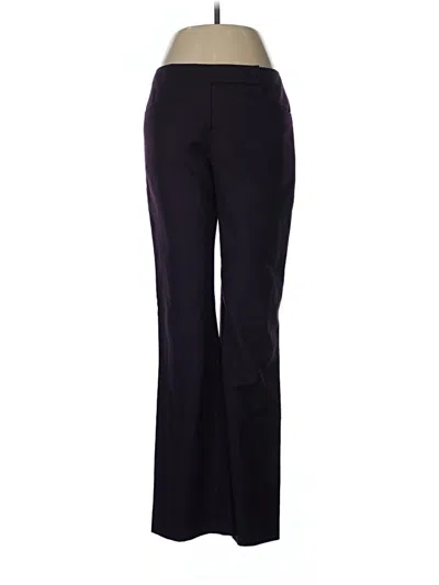 Pre-owned Valentino Wool Pants In Purple