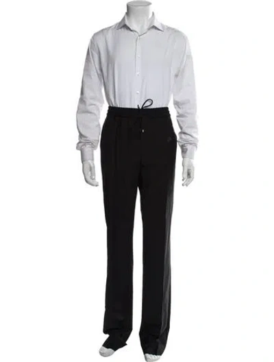 Pre-owned Valentino Wool Pants W/ Tags In Blue