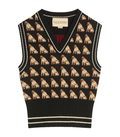 Valentino Wool Petit Charles Sweater Vest