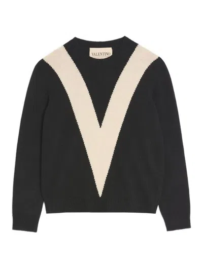 Valentino Wool Pullover In Multi