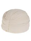 Valentino Garavani Virgin Wool Head Wrap In Neutrals