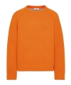 Valentino Wool Crewneck Jumper In Orange