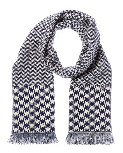 Valentino Wool Scarf In Animal Print