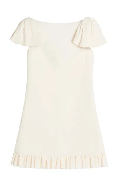 VALENTINO WOOL-SILK CREPE DRESS