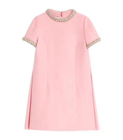 Valentino Pink Jeweled Mini Dress