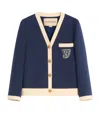 Valentino V-neck Wool Blend Blazer With Front Pocket