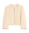 Valentino Garavani Women Cream Crepe Couture Blazer In Nude